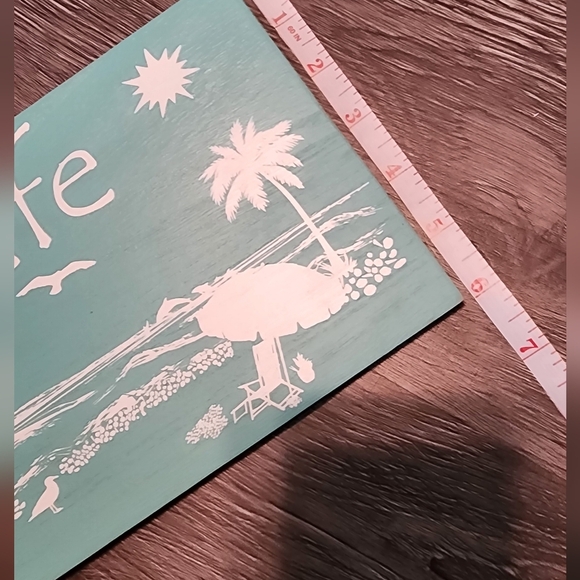 BEACH LIFE wall decor for nautical or coastal home/ office - Picture 5 of 7